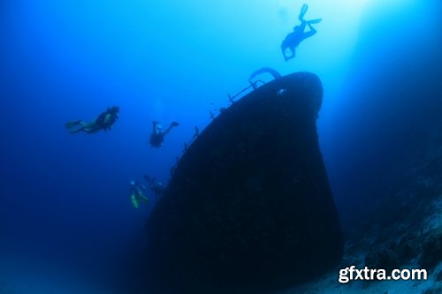 Collection of wreck shipwreck rusty metal remains of sea boat 25 HQ Jpeg