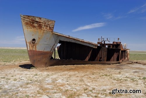 Collection of wreck shipwreck rusty metal remains of sea boat 25 HQ Jpeg