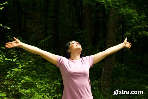 Collection of fresh air breathing relaxation nature man woman 25 HQ Jpeg