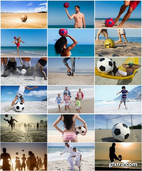 Collection of beach sand soccer ball vacation holiday vacation sports football 25 HQ Jpeg