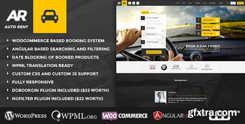 ThemeForest - Auto Rent v1.0.4 - Car Rental WordPress Theme - 11214151