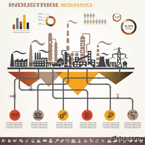 Oil infographics 1-5xEPS