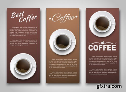 Coffee Banners & Menu - 15xEPS