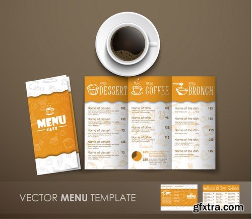 Coffee Banners & Menu - 15xEPS