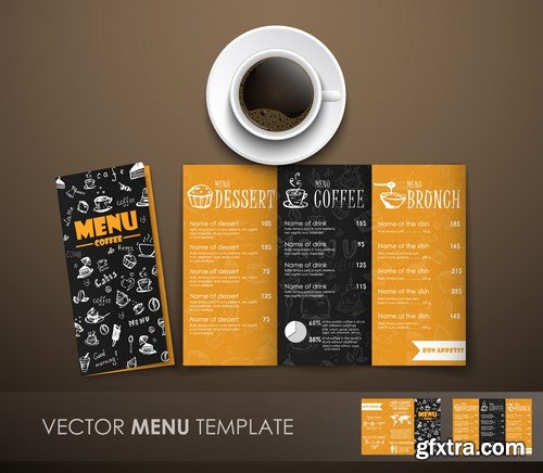 Coffee Banners & Menu - 15xEPS