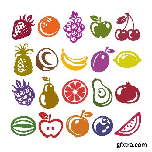 Fruit and Berries - 20xEPS