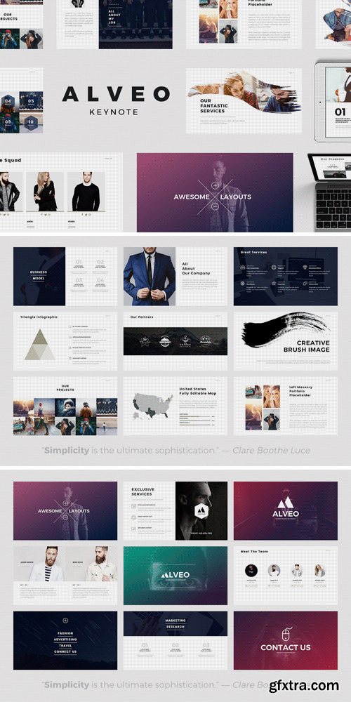 CM 625856 - Alveo Minimal Keynote Template