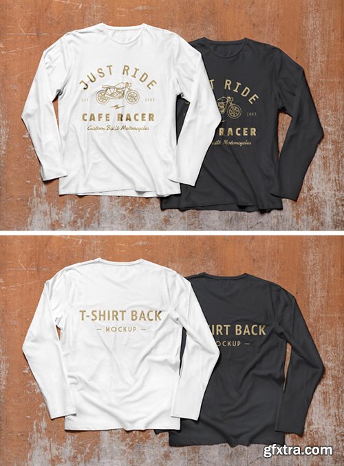 PSD Mock-Ups - Long Sleeve T-Shirt