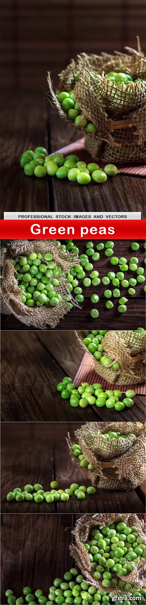 Green peas - 5 UHQ JPEG