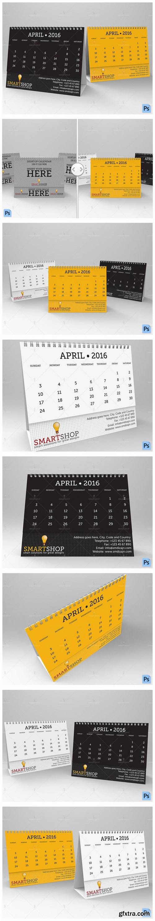 CM - Desktop Calendar Mockup 683250