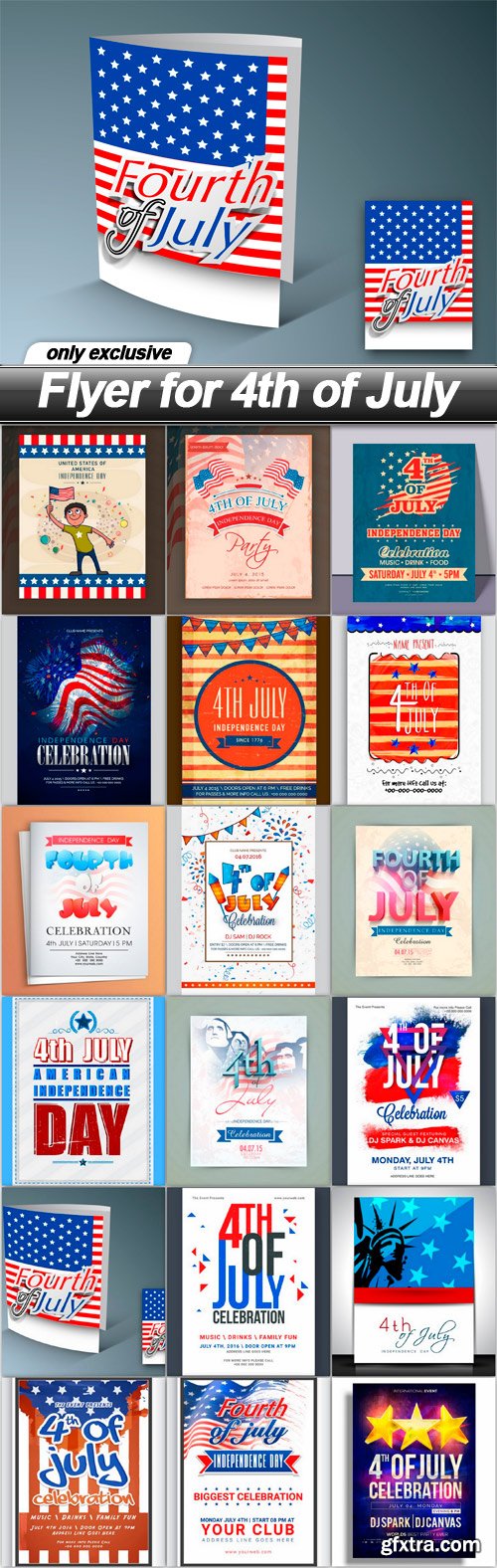 Flyer for 4th of July - 18 EPS