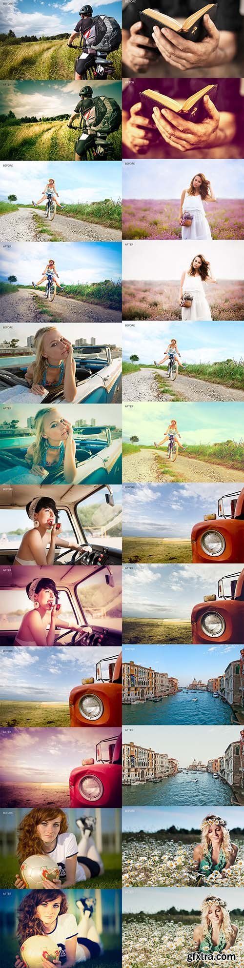 Vintage Lightroom Presets Collection 106 Elegant Presets from 4 Sets