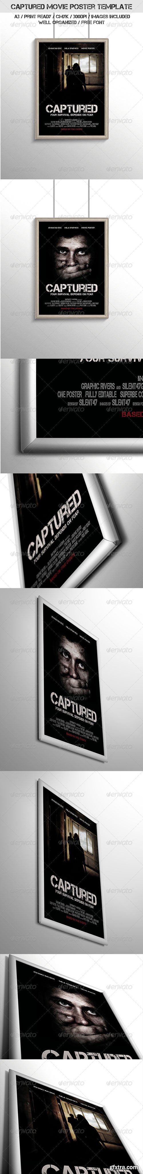 Graphicriver Captured Movie Poster Template 6783007