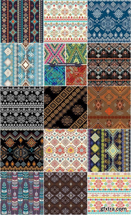 Tribal & Ethnic Ornaments 3 - 25x EPS