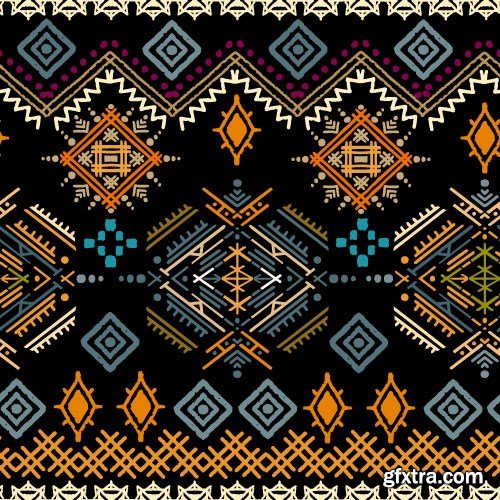 Tribal & Ethnic Ornaments 3 - 25x EPS