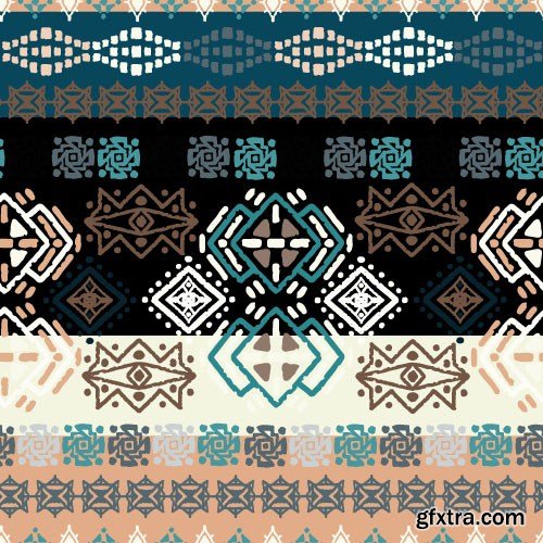 Tribal & Ethnic Ornaments 3 - 25x EPS