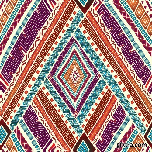 Tribal & Ethnic Ornaments 4 - 25x EPS