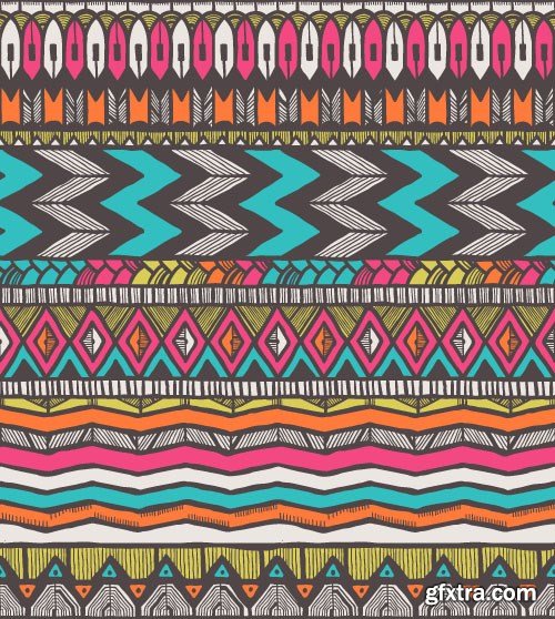 Tribal & Ethnic Ornaments 4 - 25x EPS