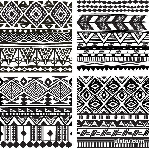 Tribal & Ethnic Ornaments 4 - 25x EPS