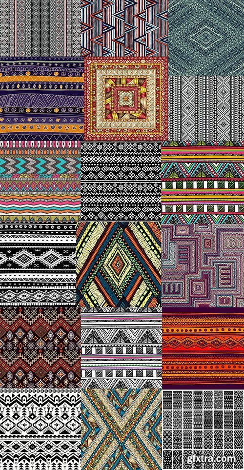 Tribal & Ethnic Ornaments 4 - 25x EPS