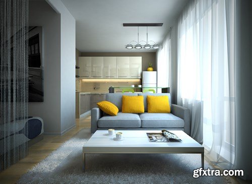 Modern Interiors Design 3 - 25x UHQ JPEG