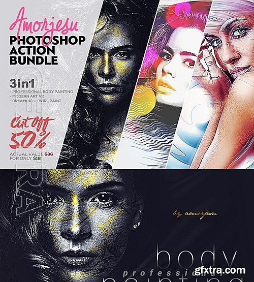 CM - Amorjesu Photoshop Action Bundle 671439