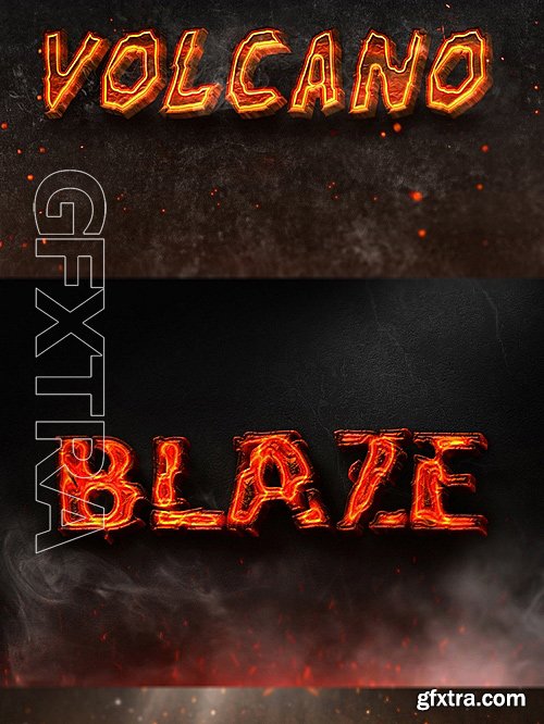 GraphicRiver - 3D Burning Photoshop Text Effects 16290622