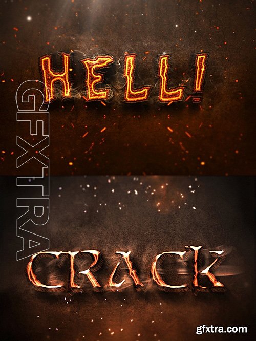 GraphicRiver - 3D Burning Photoshop Text Effects 16290622