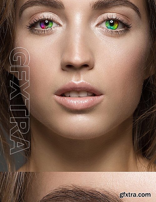 GraphicRiver - Pro Eyes Enhancement & Color Change - PS Action 16281841