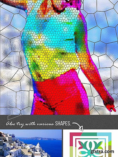 GraphicRiver - Stained Glass Photoshop Action 16265162