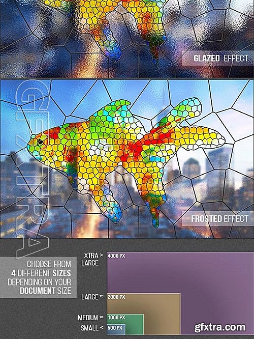 GraphicRiver - Stained Glass Photoshop Action 16265162