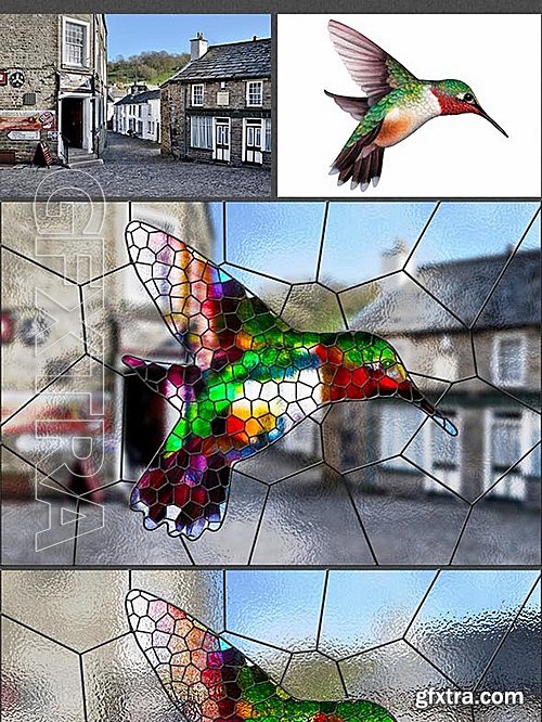 GraphicRiver - Stained Glass Photoshop Action 16265162