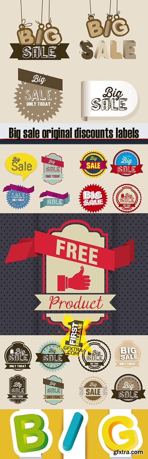 Big sale original discounts labels