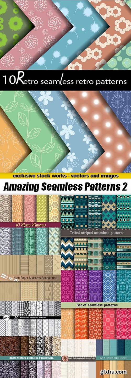 Amazing Seamless Patterns 2 - 15xEPS