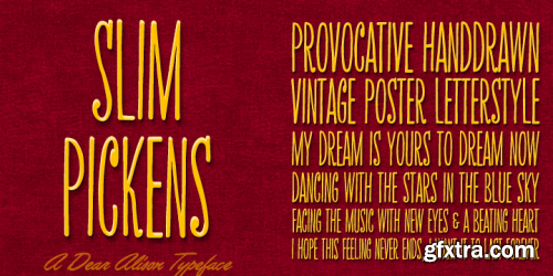 Slim Pickens Font