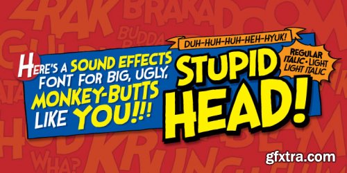 Stupid Head BB Font Family