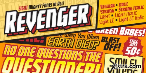 Revenger BB Font Family