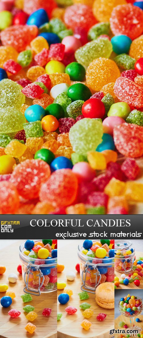 Colorful Candies - 5 UHQ JPEG