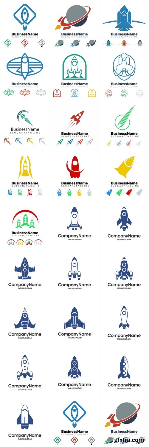 Rocket logo icon