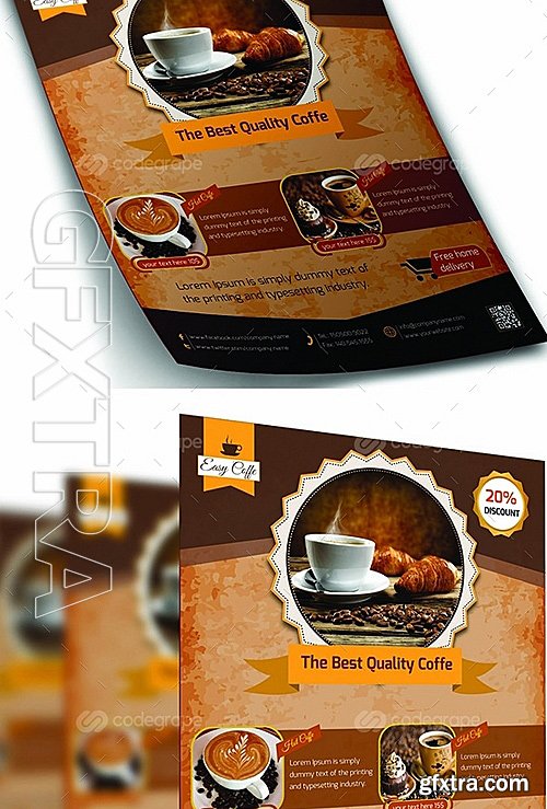 Easy Coffee Flyer 6322