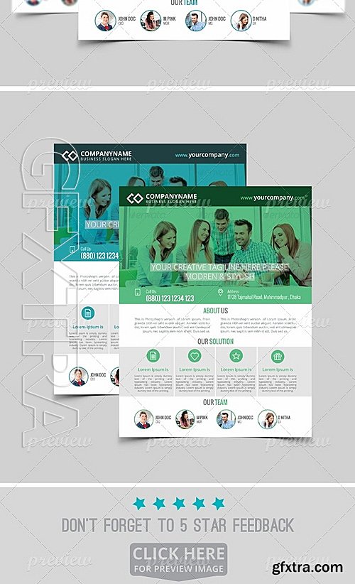 Modern Corporate Flyer Templates 2 4025