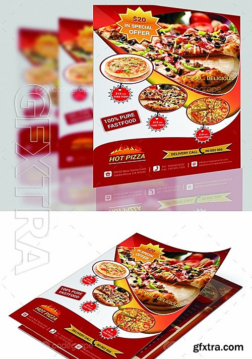 Pizza Flyer Design 6288