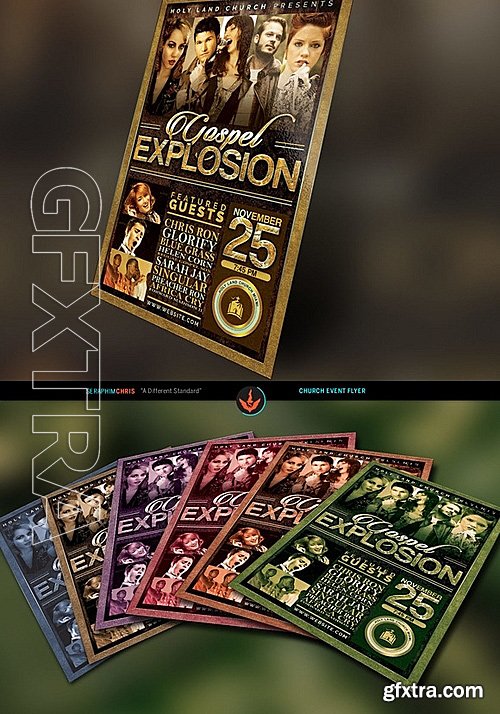 CM - Gospel Explosion Flyer Plus Poster 671670