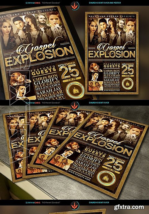 CM - Gospel Explosion Flyer Plus Poster 671670