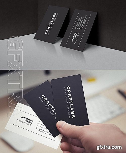 CM - Simple Minimal Business Card 52 671858