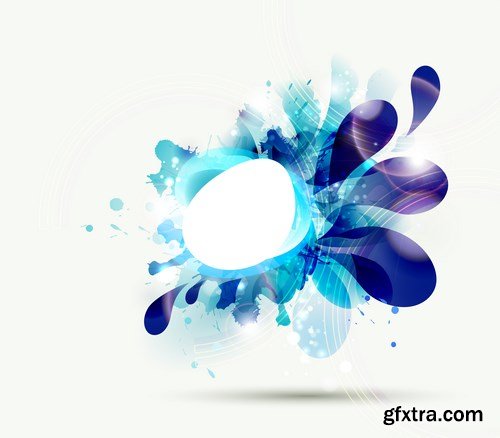 Abstract Splash Vector Concept - 25x EPS