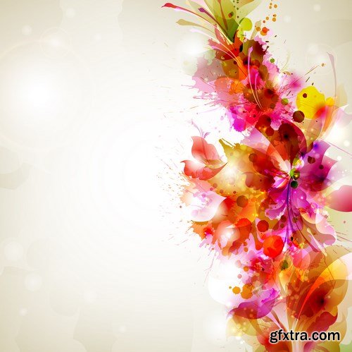 Abstract Splash Vector Concept - 25x EPS