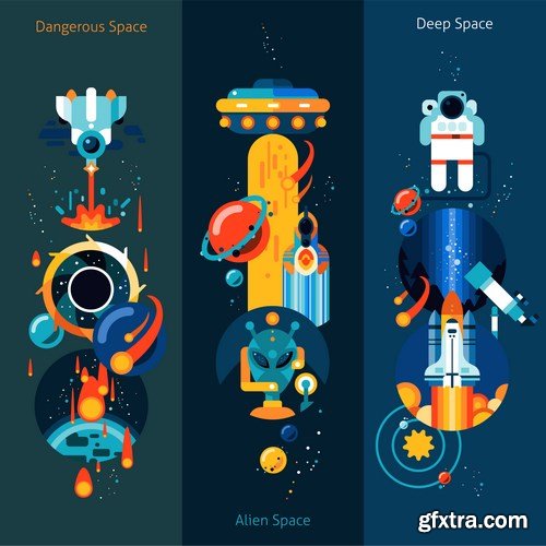 Flat Vector Design 25 - 25xEPS