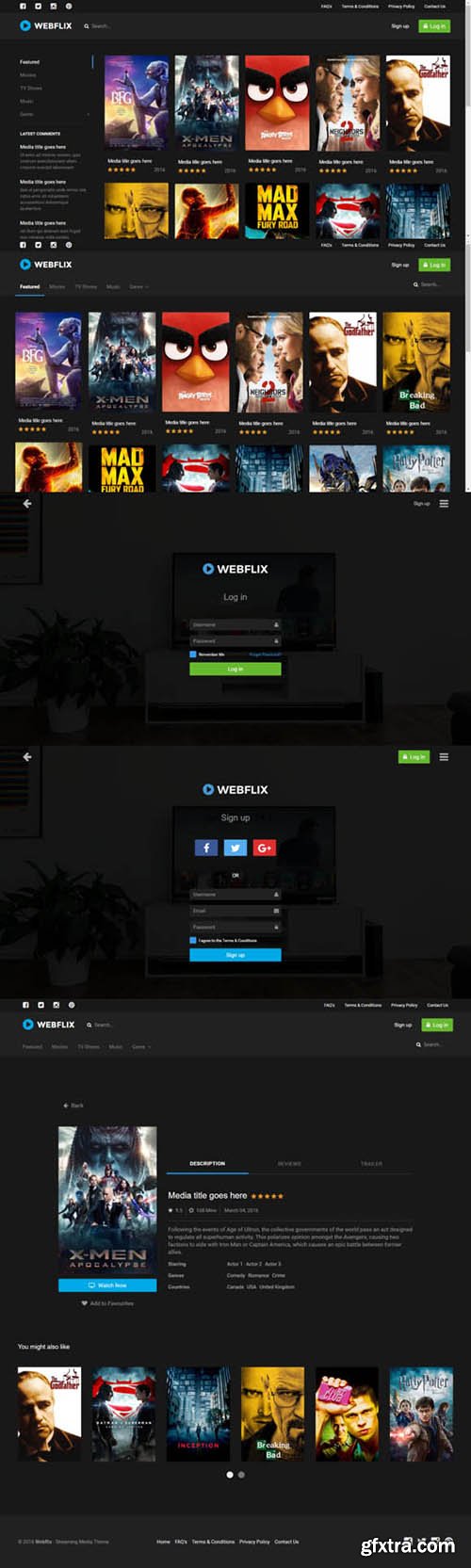 Webflix - Streaming Media Theme