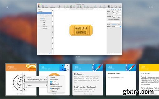 Paste – Clipboard history manager 1.1.3 (Mac OS X)